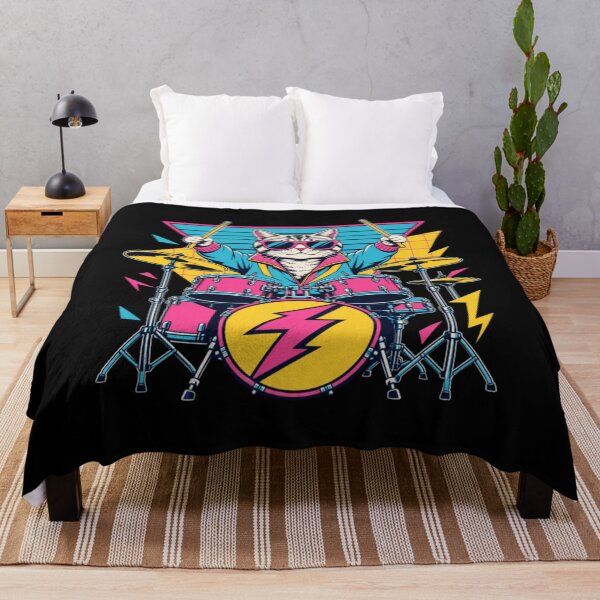 Item preview, Cat Playing Drums Sunglasses Funny Drummer Cat Lover Music designed and sold by Stivaktis Art Daily.