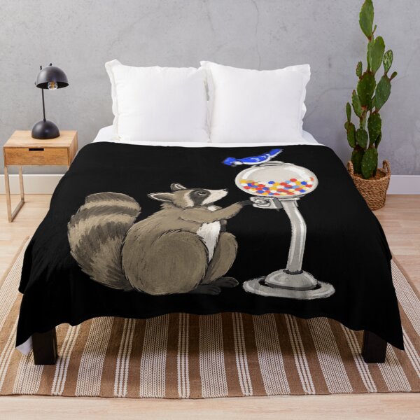Item preview, Raccoon And Bluebird designed and sold by Xmsart.