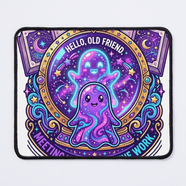 Item preview, Meeting Yourself Is The Work Crystal Mirror Ghost Self Discovery designed and sold by jrzvibe.