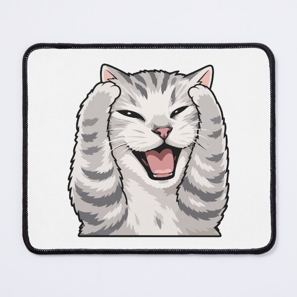 Item preview, Screaming Cat Meme Funny Stressed Cat Reaction designed and sold by FemmePod.