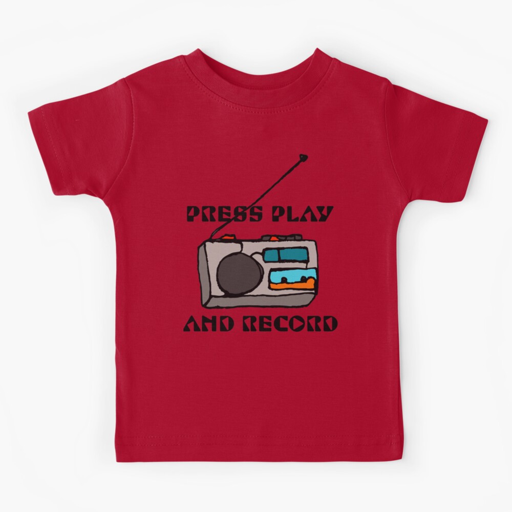 Press Play: Youth T-Shirt, X-Small 