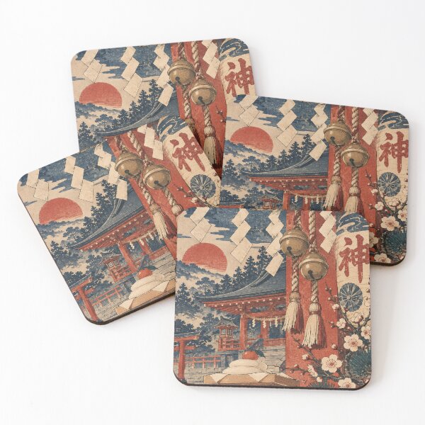 Artikelvorschau, Japanische Tradition – Seilglocken und Papiergirlanden an Shinto-Schreinen entworfen und verkauft von bapupa.