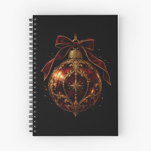 Item preview, Burgundy Christmas Bauble | Velvet Bow Gothic Art designed and sold by Briarmoire.