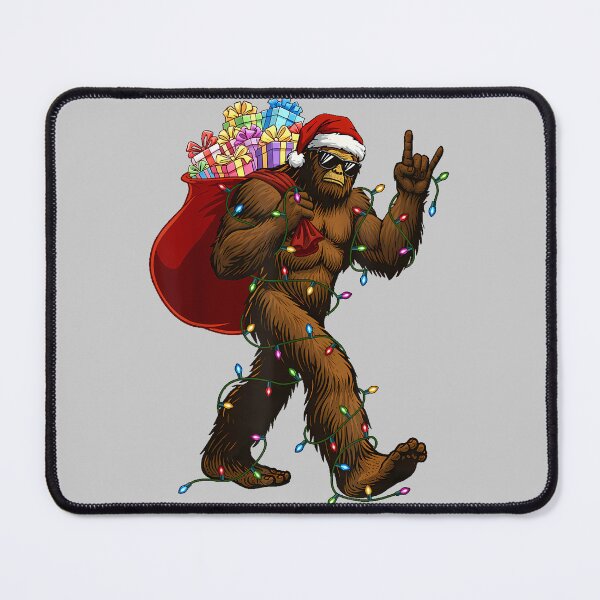 Item preview, Bigfoot Christmas Shirts Boys Men Xmas Tree Lights Sasquatch designed and sold by mjohnson9.