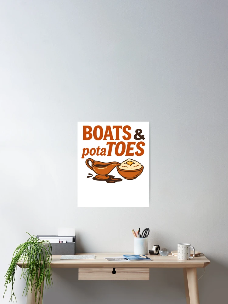 Aperçu 2 sur 3. Poster avec l'œuvre Boats And Toes Not A Toes créée et vendue par RileyAngelaShop.