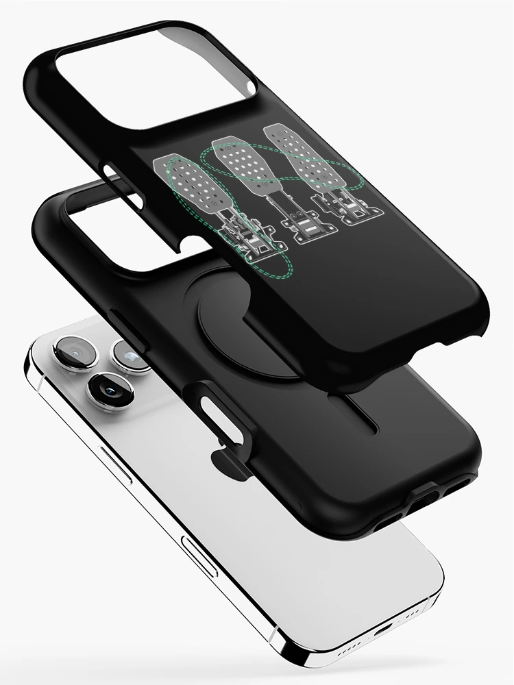 Thumbnail 2 of 4, iPhone Case, Sim Racing Pedals – Sim Racer Racing Gamer Setup designed and sold by 365CarMods Official.