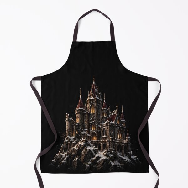 Item preview, Gothic Winter Castle | Snowy Dark Academia Art designed and sold by Briarmoire.