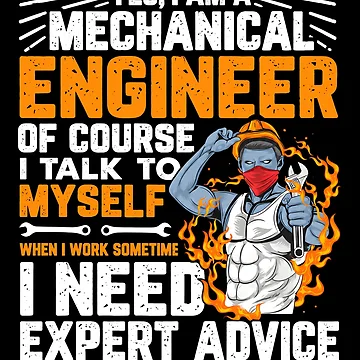 Vorschaubild zum Design Yes I Am A Mechanical Engineer Funny Quote von RileyAngelaShop