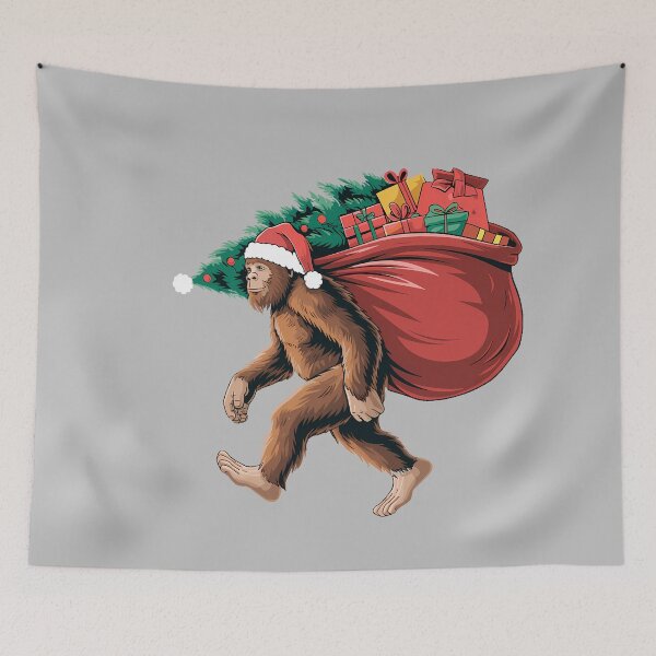 Item preview, Bigfoot Christmas Tree Lights Funny Xmas Sasquatch Santa_6 designed and sold by mjohnson9.