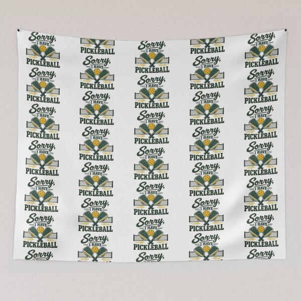 Aperçu de l'œuvre Sorry, I Have Pickleball – Funny Vintage Pickleball Lover Design créée et vendue par my-trendy-shop.