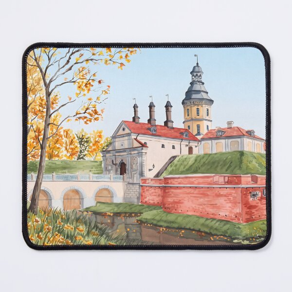 Item preview, Nesvizh Belarus Wall Art – Autumn Landscape of Eastern Europe designed and sold by POSTERIOCREW.