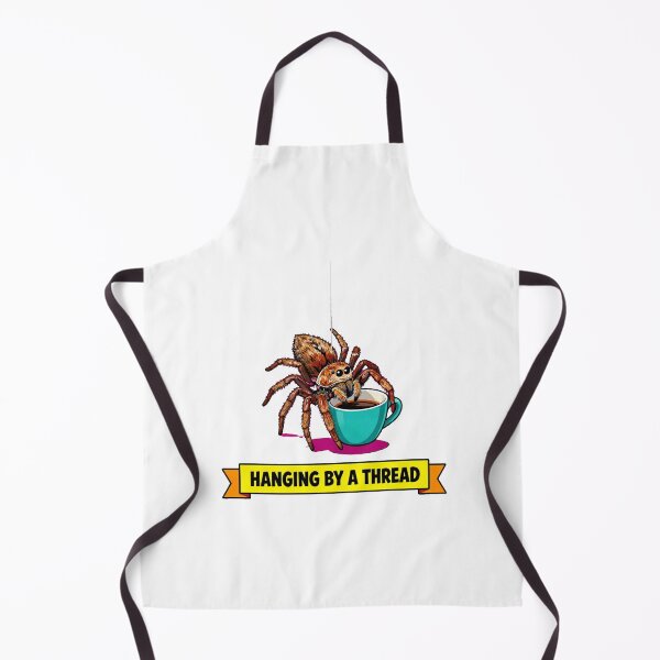 Item preview, Hanging By A Thread - Funny Tired Spider Burnout Meme designed and sold by Arc2020.