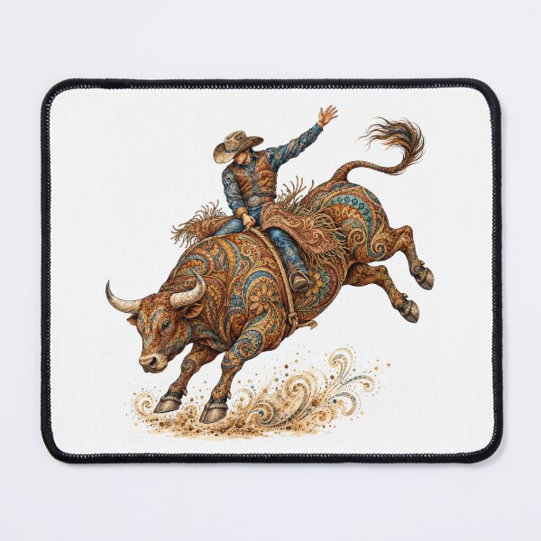 Item preview, Bull Rider designed and sold by PaintedbyCarol.
