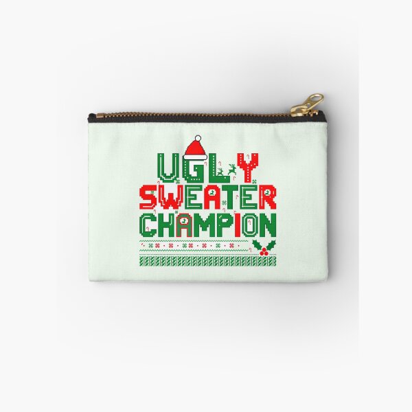 Item preview, Ugly Sweater Champion Typo Pixel Ugly Sweater designed and sold by LV-creator.