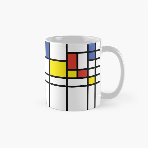 Item preview, Mondrian Styled Composition 02 designed and sold by DoomLoopDesigns.