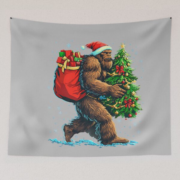 Item preview, Bigfoot Christmas Tree Lights Xmas Boys Men Sasquatch Lovers_5 designed and sold by mjohnson9.
