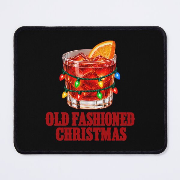 Item preview, Old Fashioned Christmas Red Cocktail With Holiday Lights designed and sold by hartwell-made.