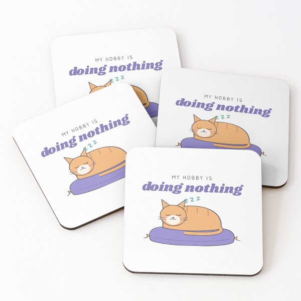 Item preview, My Hobby Is Doing Nothing - Lazy Orange Cat designed and sold by SailWolf--.