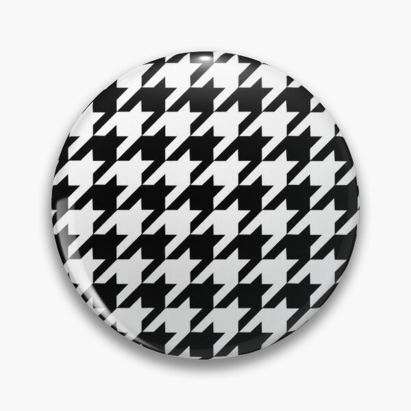 Aperçu de l'œuvre Pied-de-poule classique noir et blanc créée et vendue par Bizzfora - Shrewdnia POD.