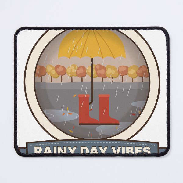 Item preview, Rainy Day Vibes Autumn Umbrella and Rain Boots designed and sold by kassimis.
