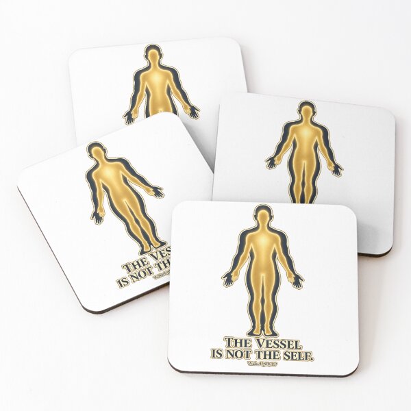 Item preview, The Vessel Is Not the Self – Golden Silhouette designed and sold by WakeUpByLP.