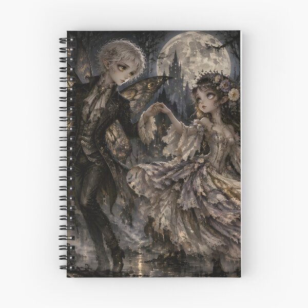 Item preview, Kael and Elara Dancing Under the Full Moon designed and sold by sigmaartstudio.