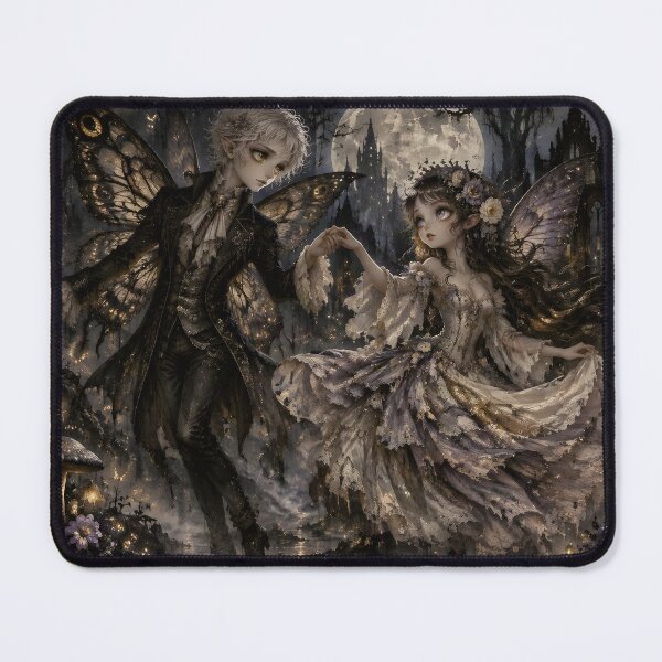 Item preview, Kael and Elara Dancing Under the Full Moon designed and sold by sigmaartstudio.