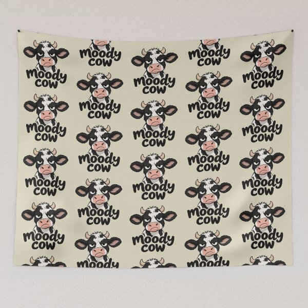 Item preview, Moody Cow designed and sold by MoonMonkeyNbear.