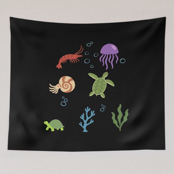 Item preview, Shrimp underwater children jellyfish nautilus designed and sold by Sir-Freaky.