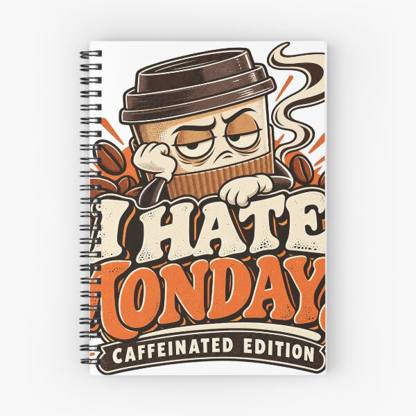 Item preview, I Hate Mondays Caffeinated Edition Grumpy Coffee Cup designed and sold by i-Dezigns.