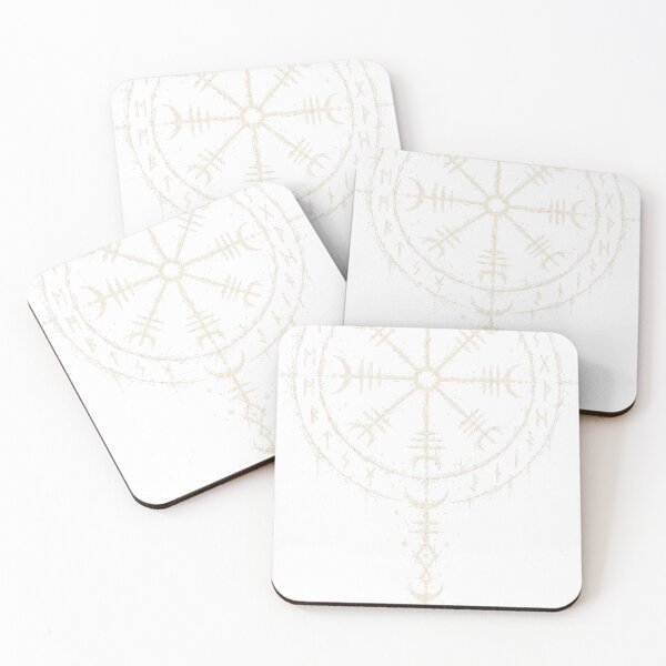 Item preview, Vegvisir in Witch Ink – Rune Circle designed and sold by Skoelgrim.