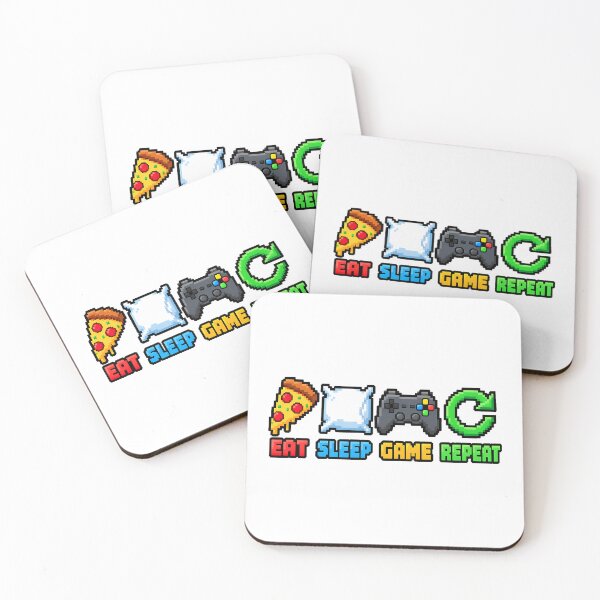 Item preview, Eat Sleep Game Repeat Pixel Art Gamer designed and sold by T0LD Studio.