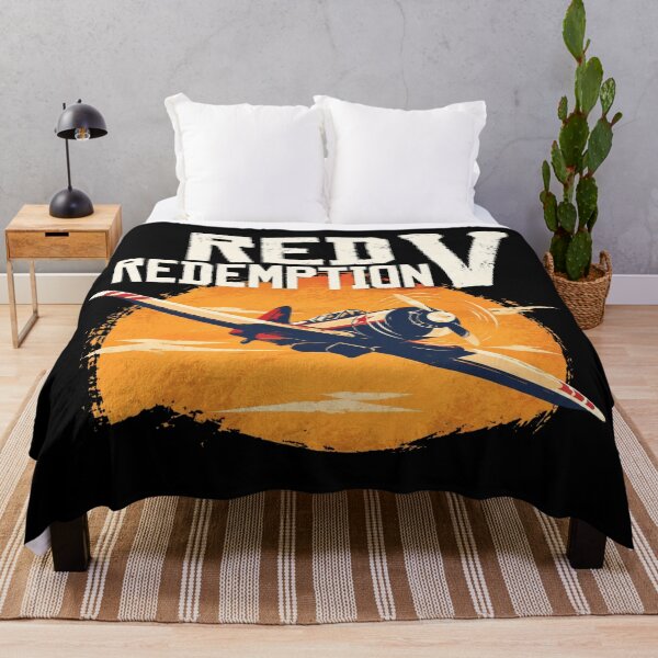 Item preview, Red Dead Plane Art designed and sold by BlanketSale.