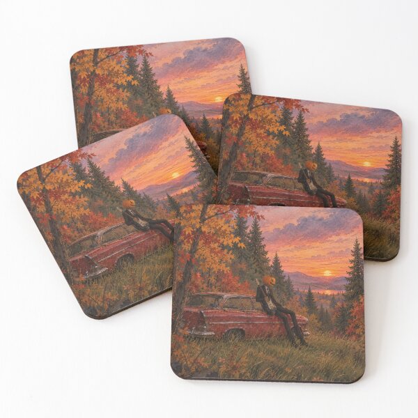 Item preview, The Pumpkin-Headed Guitarist — Autumn Sunset designed and sold by GrabaHuk.