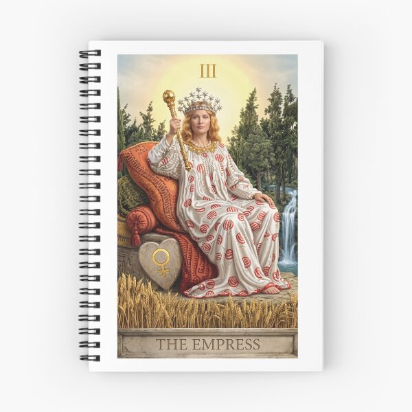 Item preview, The Empress Tarot Card Abundance Nature Fertility designed and sold by Ipek Morel.