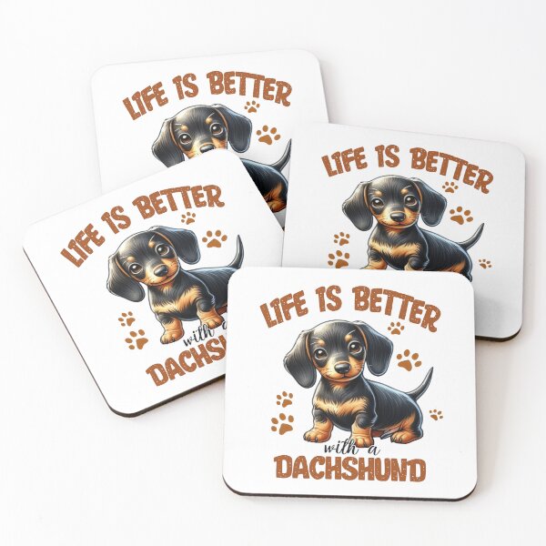 Item preview, Life Is Better with a Dachshund – Cute Dog Lover Design designed and sold by Sed94.