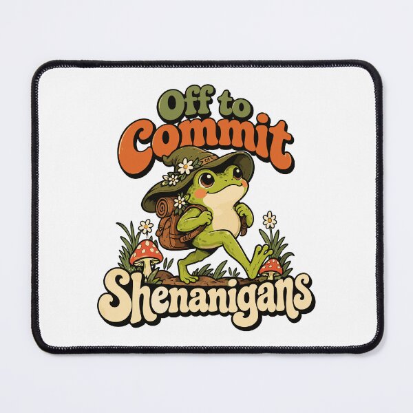 Item preview, Off to Commit Shenanigans Frog designed and sold by J-Style-Design.