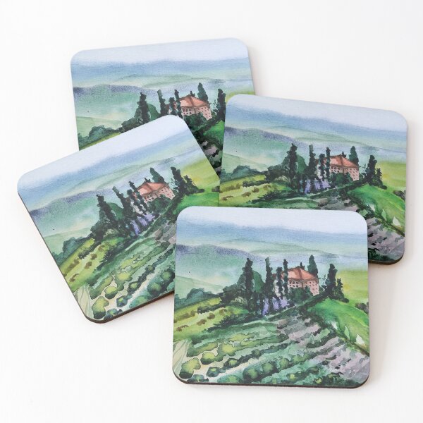 Item preview, Tuscan Hills and Cypresses designed and sold by Ala Lopatniov.