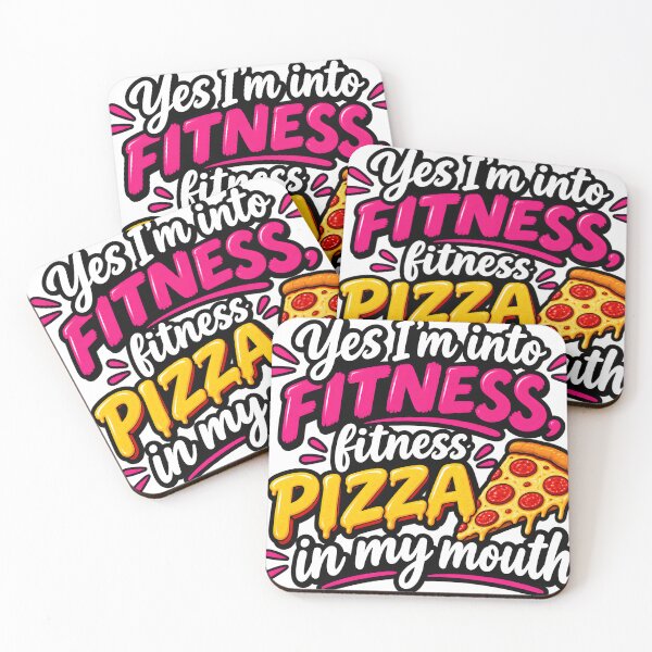 Item preview, Yes I'm into fitness, fitness pizza in my mouth designed and sold by RBBeachDesigns.