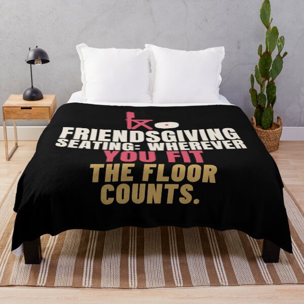 Item preview, Friendsgiving Seating Wherever You Fit Floor designed and sold by T-J-WHATEVER.