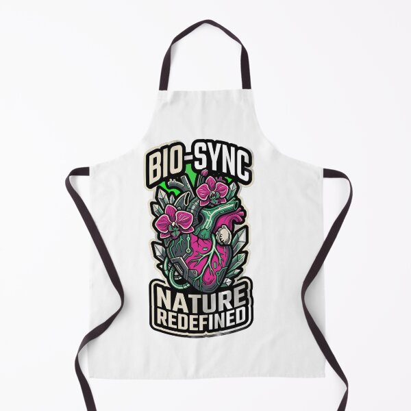Item preview, Bio-Sync Nature Redefined - Robotic Heart & Exotic Orchid Bio Tech Surreal Streetwear designed and sold by Tarikovich.