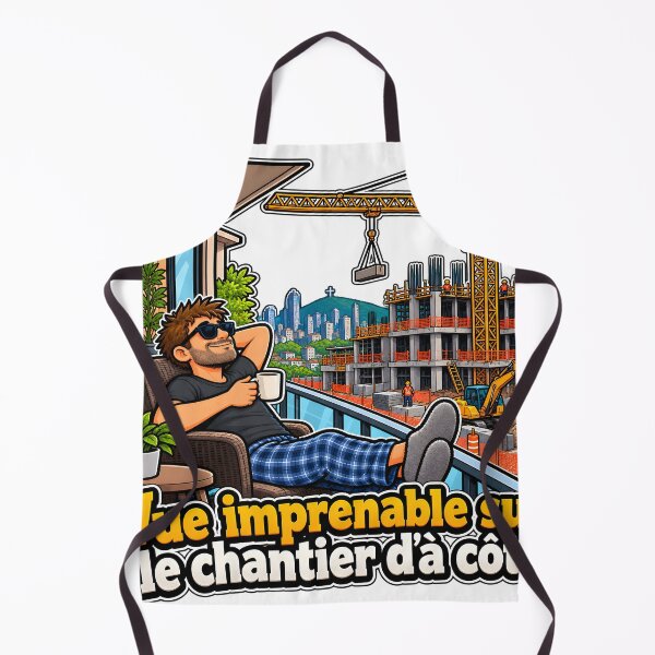 Item preview, Vue Imprenable Sur Le Chantier Da Cote Construction Montreal designed and sold by JAZZY-DESIGN.