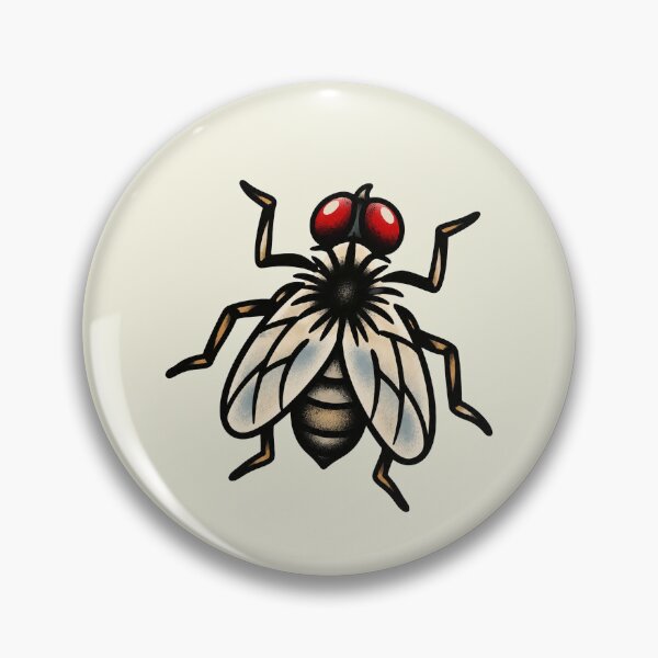 Artikelvorschau, Vintage Stubenfliege American Traditional Tattoo Flash entworfen und verkauft von Scandi-Design.