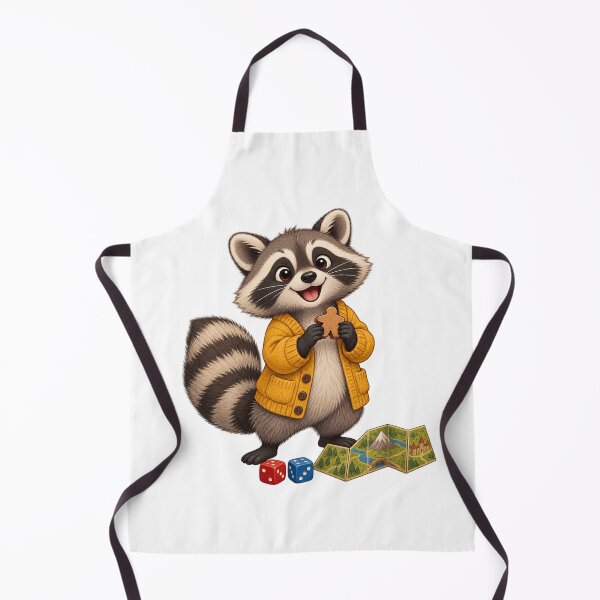 Item preview, Raccoon Board Game Night designed and sold by CozyMigo.