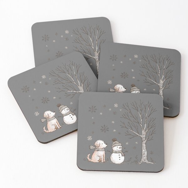 Item preview, Chillin' With My Snowmies Snowman and Dog designed and sold by KristineLi.