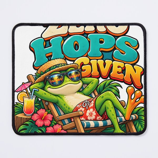 Item preview, Zero Hops Given Relaxed Frog on Beach Chair designed and sold by JAZZY-DESIGN.
