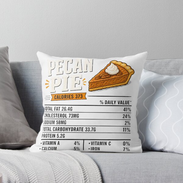 Item preview, Pecan Pie Nutrition Facts Thanksgiving Funny Dessert Foodie Holiday designed and sold by empiric-designs.