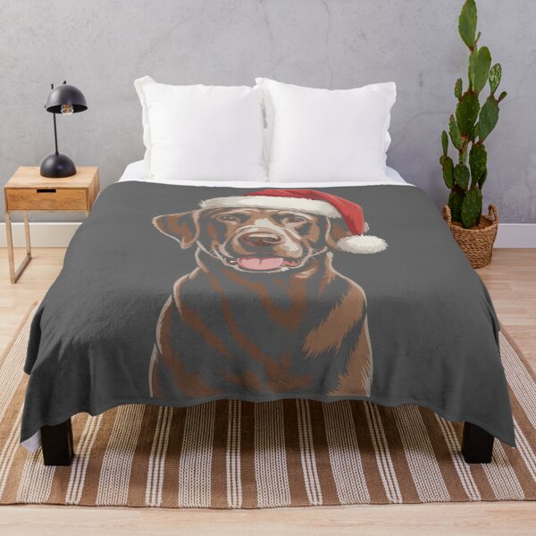 Item preview, Chocolate Lab Santa Hat Christmas Pajama designed and sold by KristineLi.
