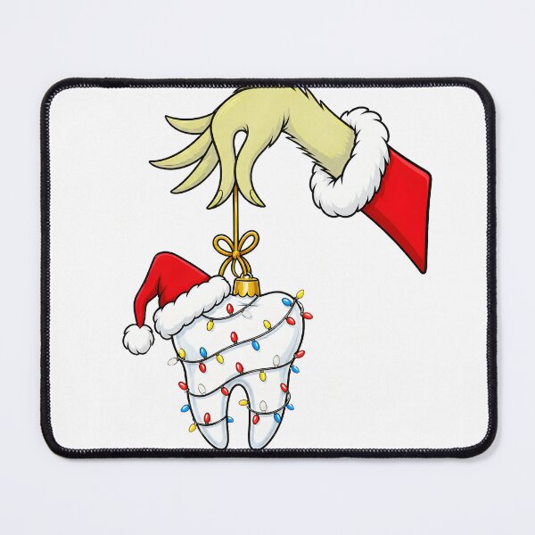 Item preview, Grinch Hand Tooth Christmas Dentist Xmas Tree Ornament Dental Humor designed and sold by empiric-designs.