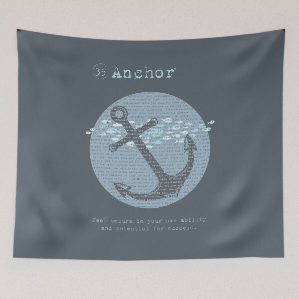 Item preview, The Anchor - Lenormand Card Inspiration and Guidance designed and sold by TheThankfulTyne.
